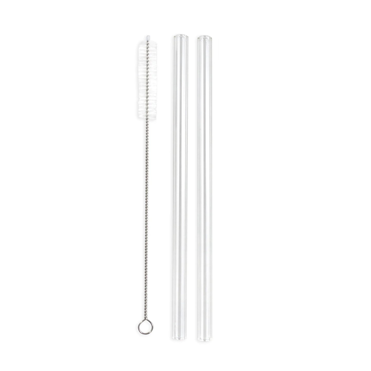 Extra Glass Straw and Cleaner Brush