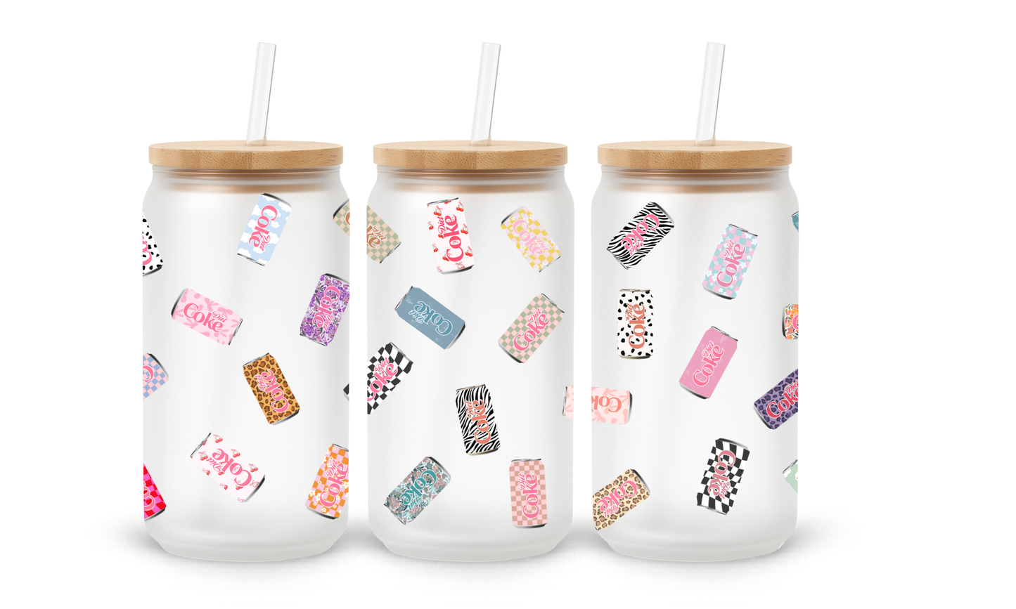 Diet Coke Glass Cup