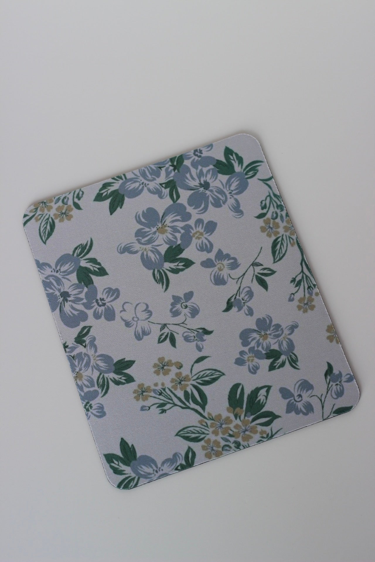 Blue Flower Mouse Pad