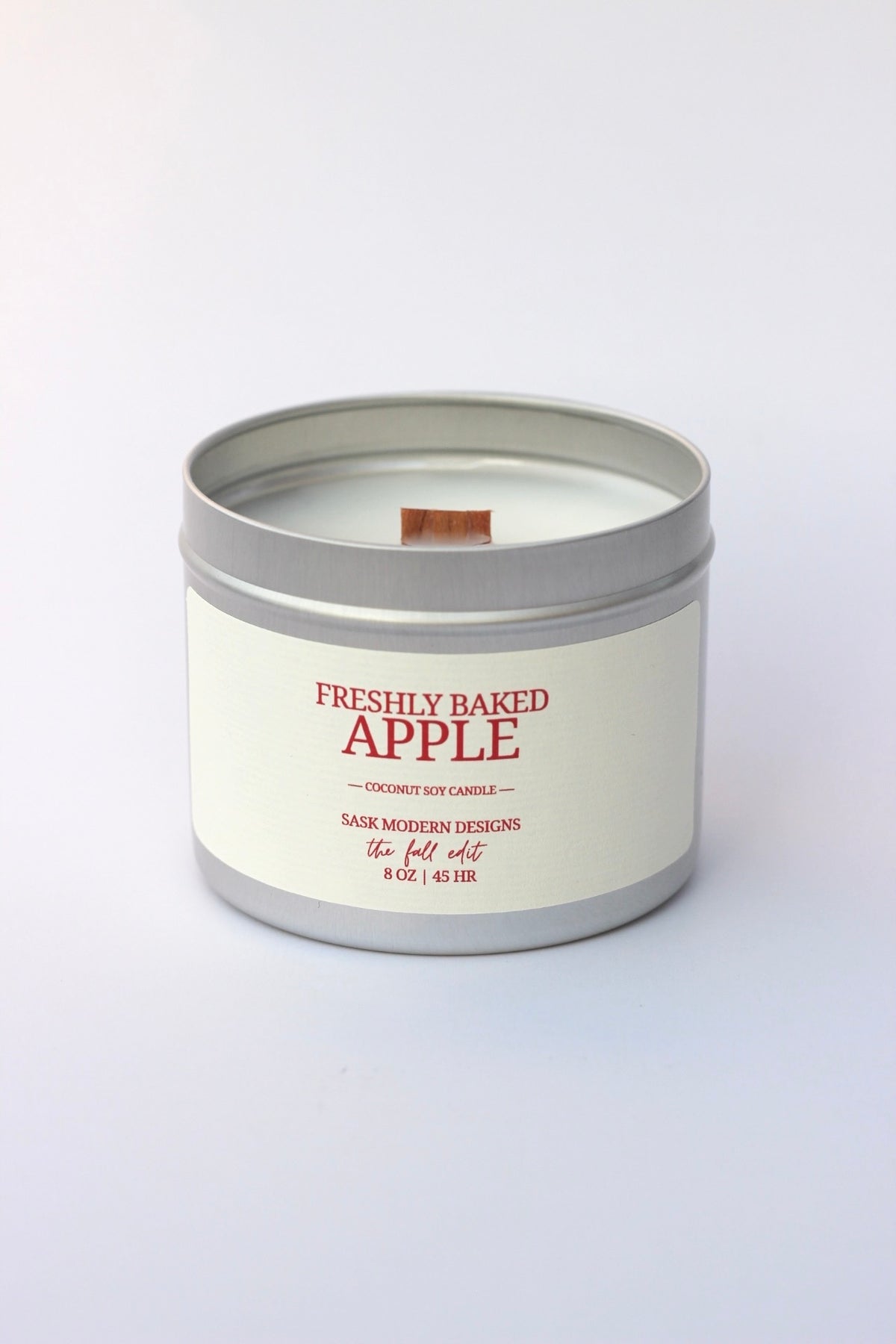 Freshly Baked Apple 6 oz Candle Tin