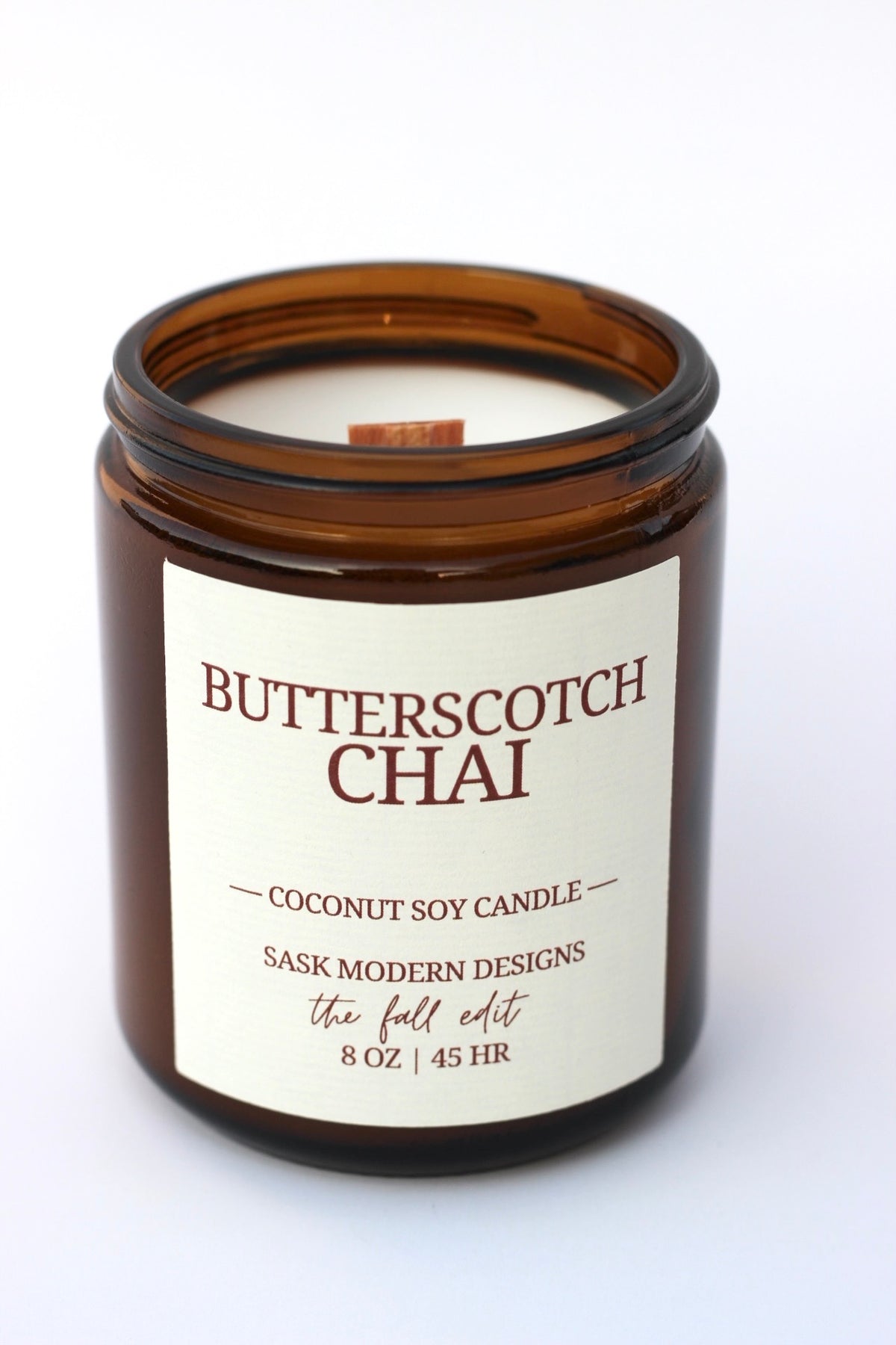 Butterscotch Chai 8 oz Candle Jar