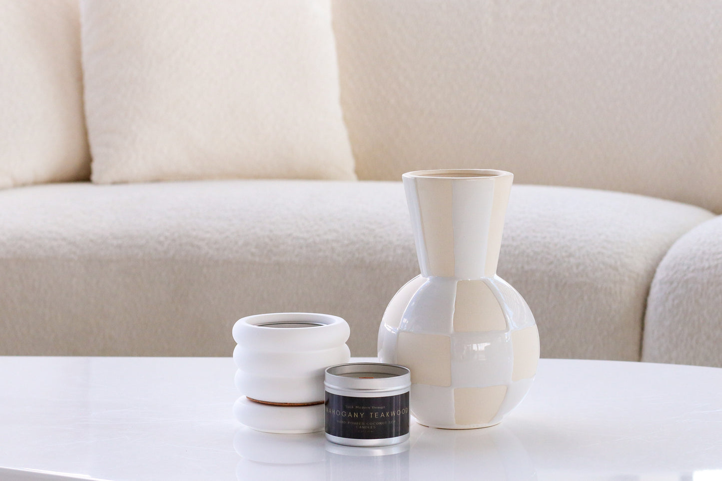 Bubble Vase + Candle