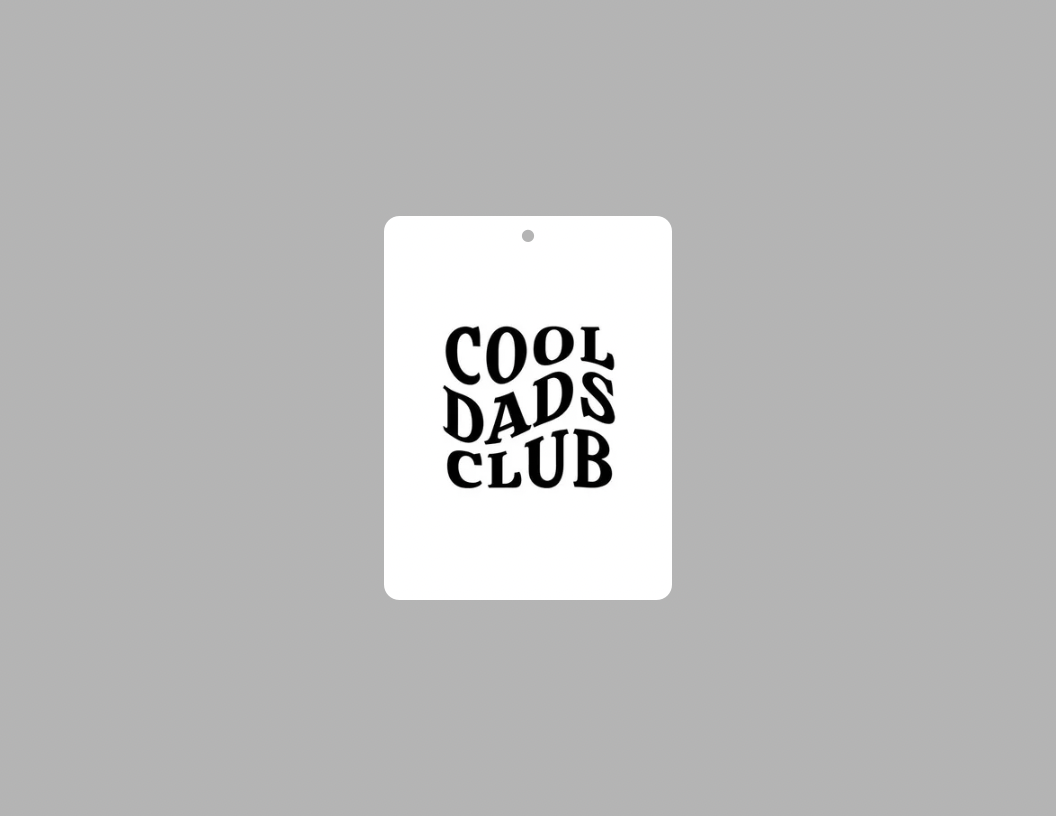 Cool Dads Club Car Air Freshener