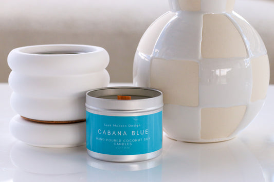 Cabana Blue Candle