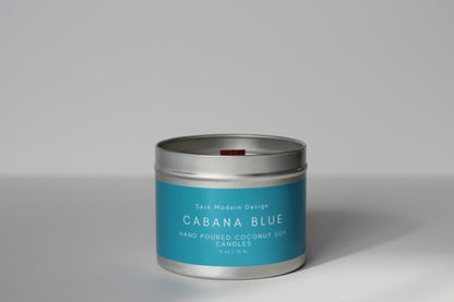 Cabana Blue Candle