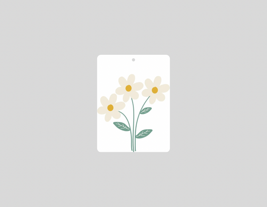 Daisy Flower Car Air Freshener
