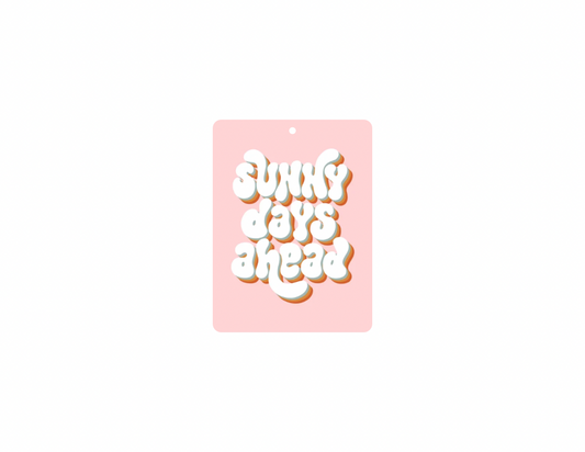 Sunny Days Ahead Car Air Freshener