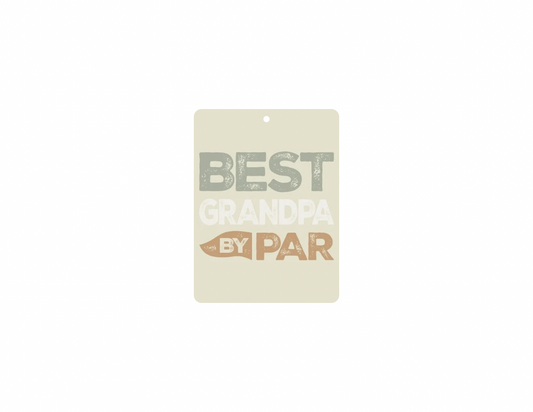Best Grandpa By Par Car Air Freshener